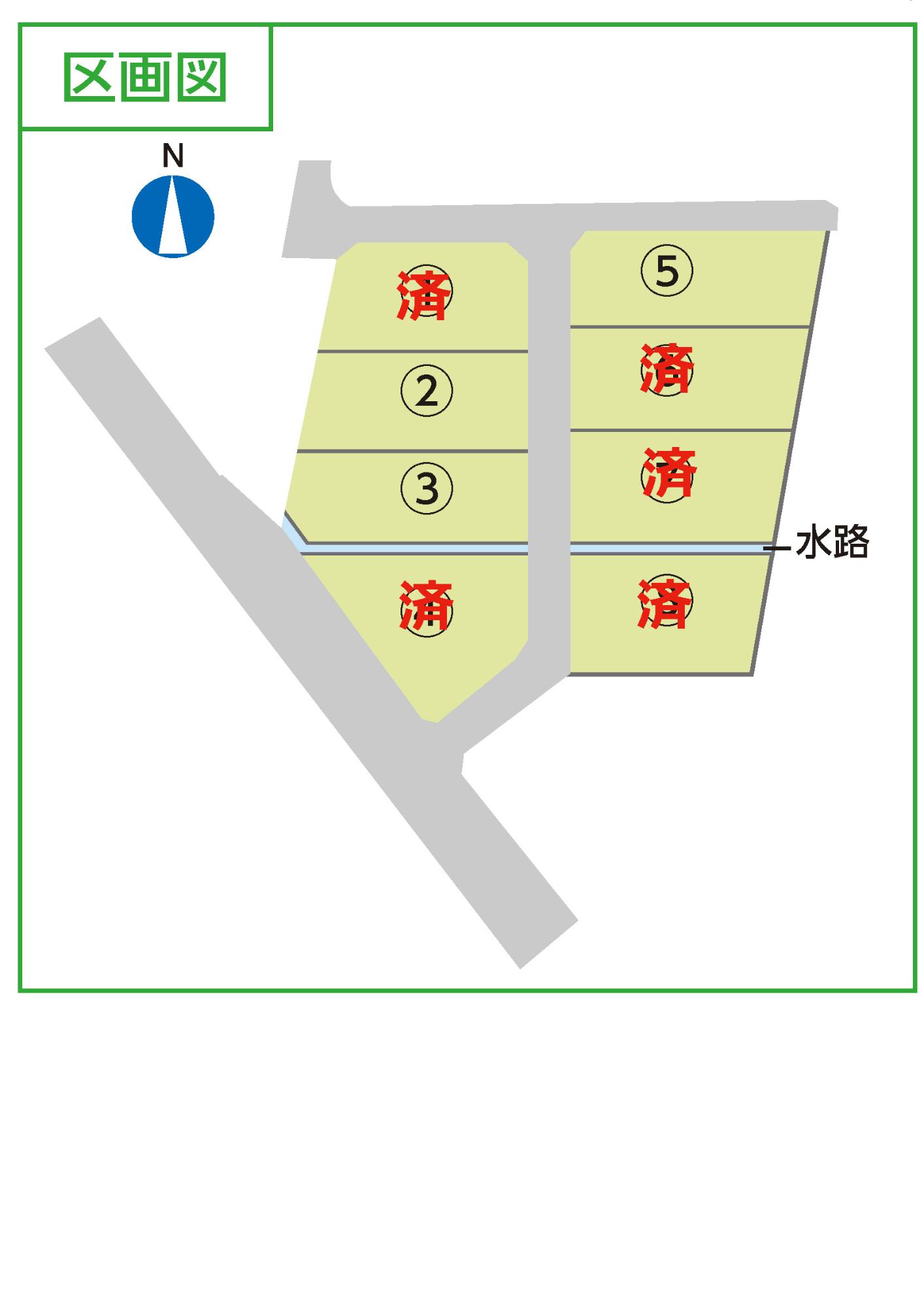 西塩沢三葉団地区画図