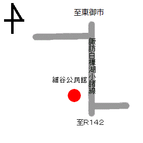 日限地蔵尊の場所を赤丸で示した地図